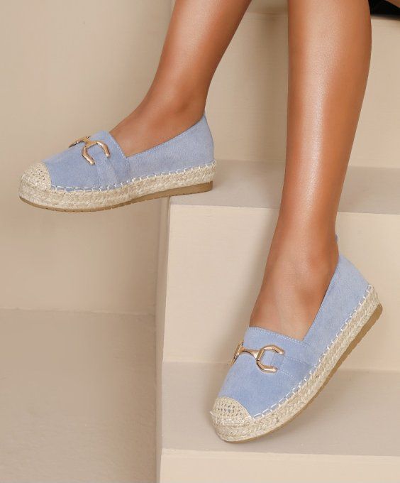 Espadrilles bleu ciel